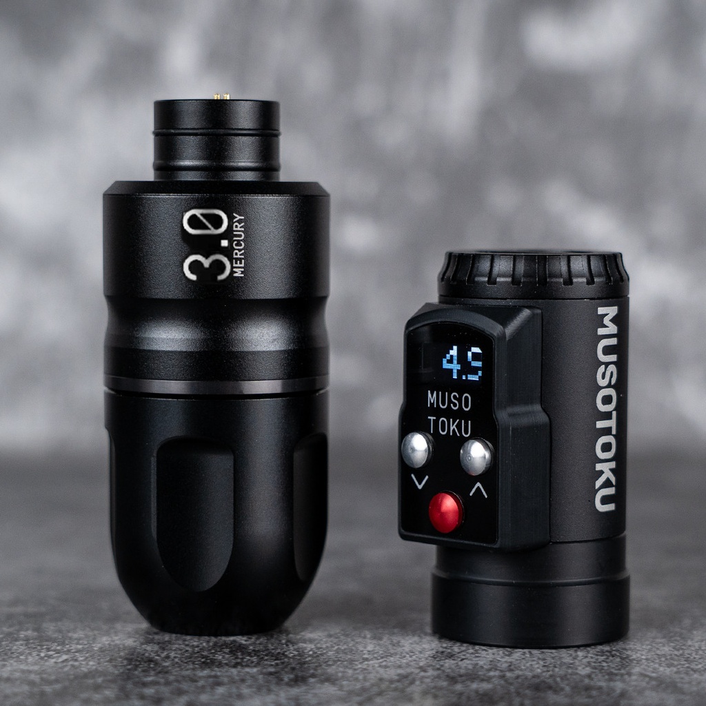 Musotoku タトゥーマシン ワイヤレスバッテリー ROVER R-1 [3.5mm for